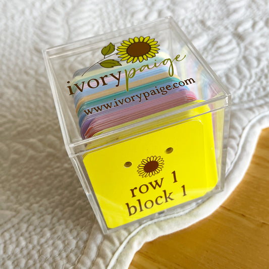 Quilt Block Row Markers