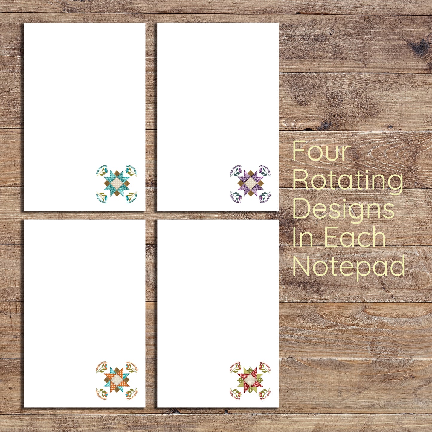 Quilt Block Notepad