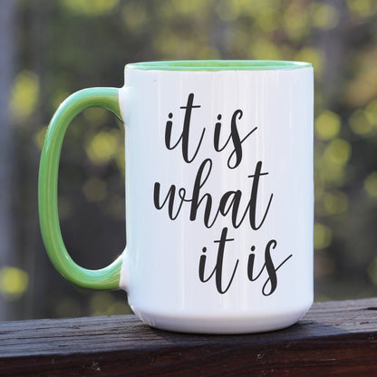 It Is What It Is Coffee Mug