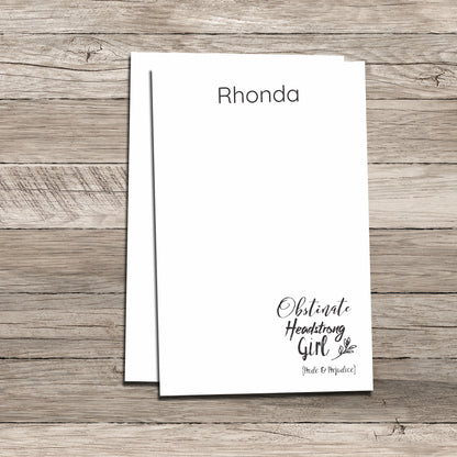 JA OHG Notepad - 5.5" x 8.5"