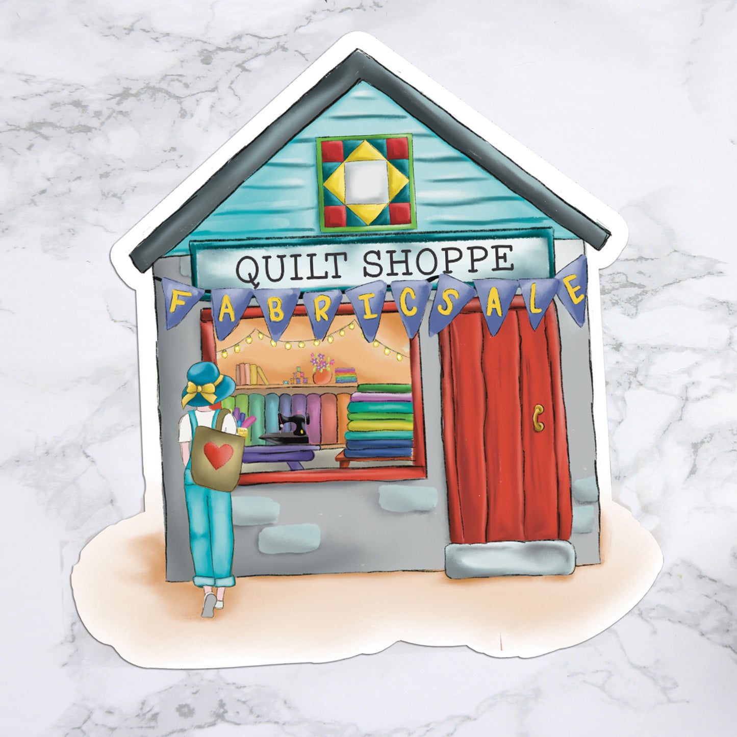Quilt Shoppe Sticker