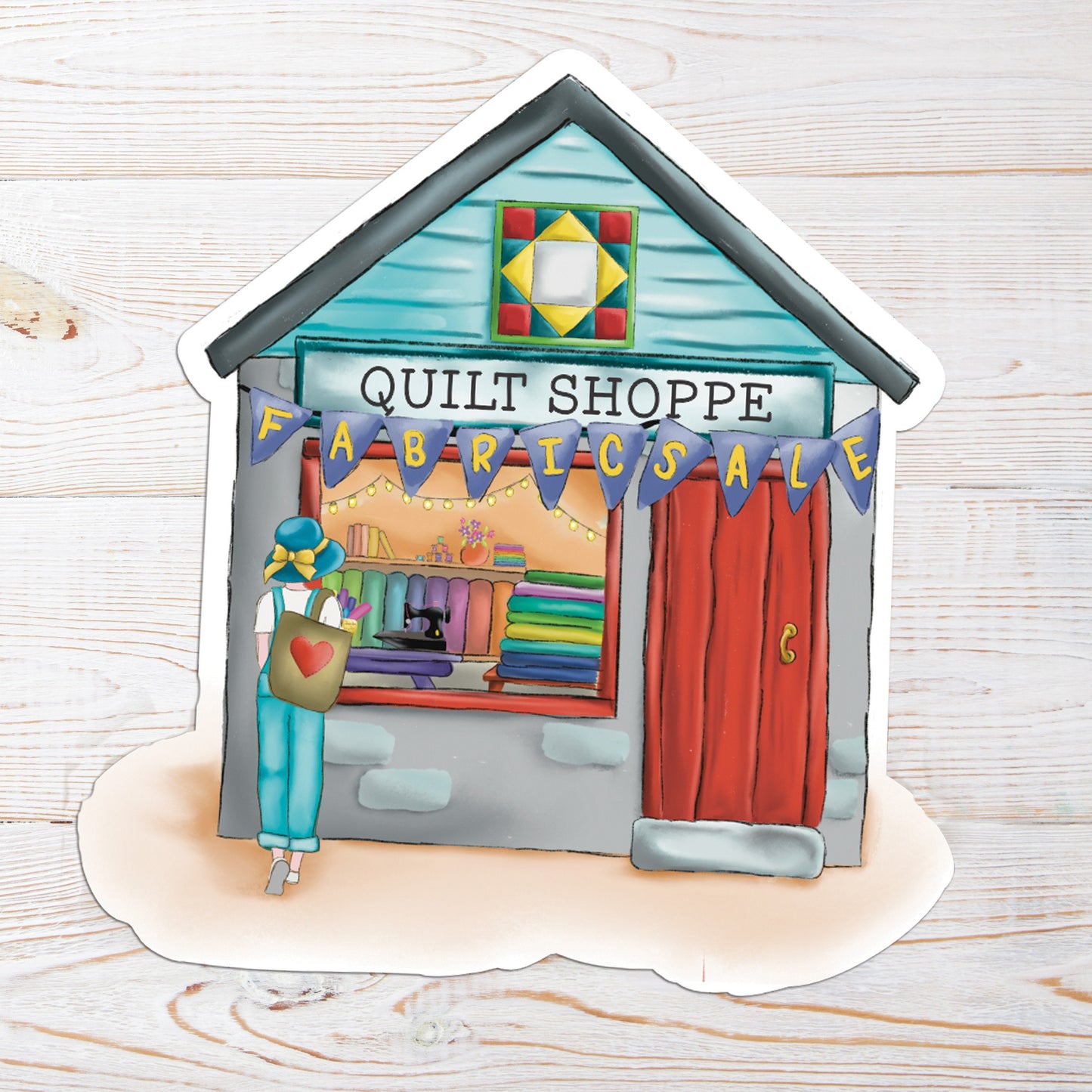Quilt Shoppe Sticker