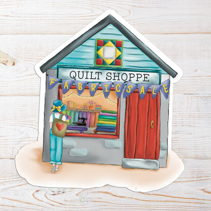 Quilt Shoppe Sticker